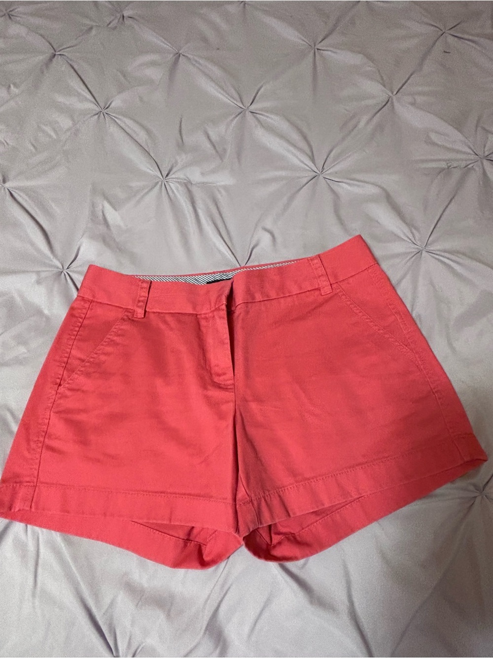 LOFT Ann Taylor Coral Chino Shorts size 6